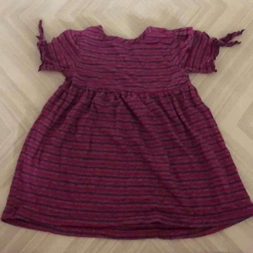 Splendid Girls Purple & Pink Dress & Diaper Cover